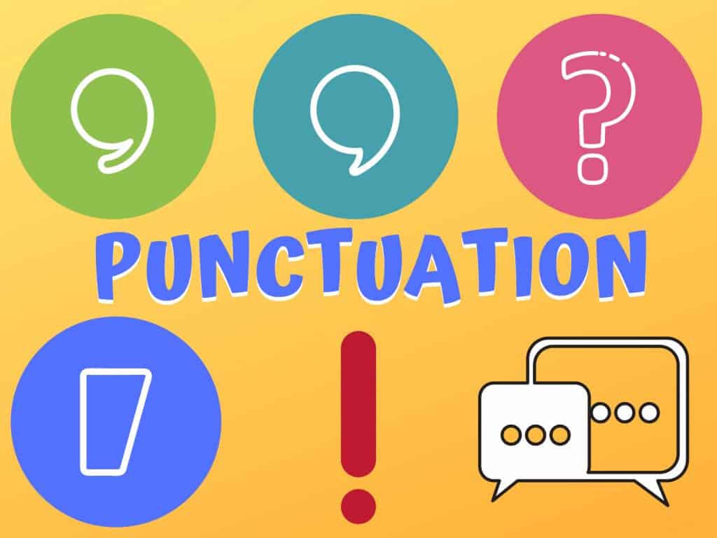 หลักการใช้งาน Punctuations หรือเครื่องหมายวรรคตอน
