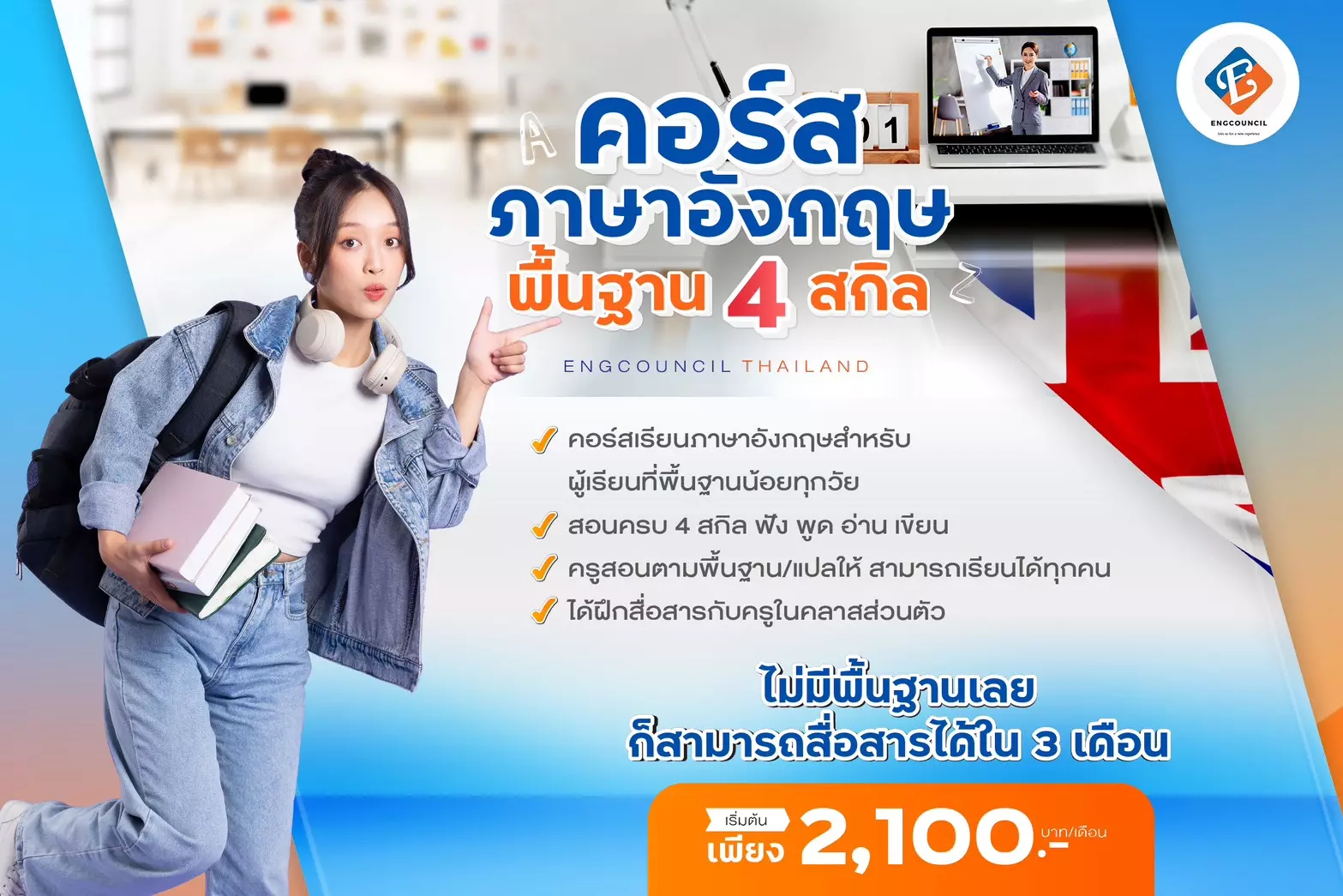 เรียนภาษาอังกฤษไม่มีพื้นฐานเลย
