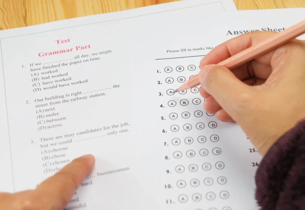 แบบทดสอบ Grammar TOEIC